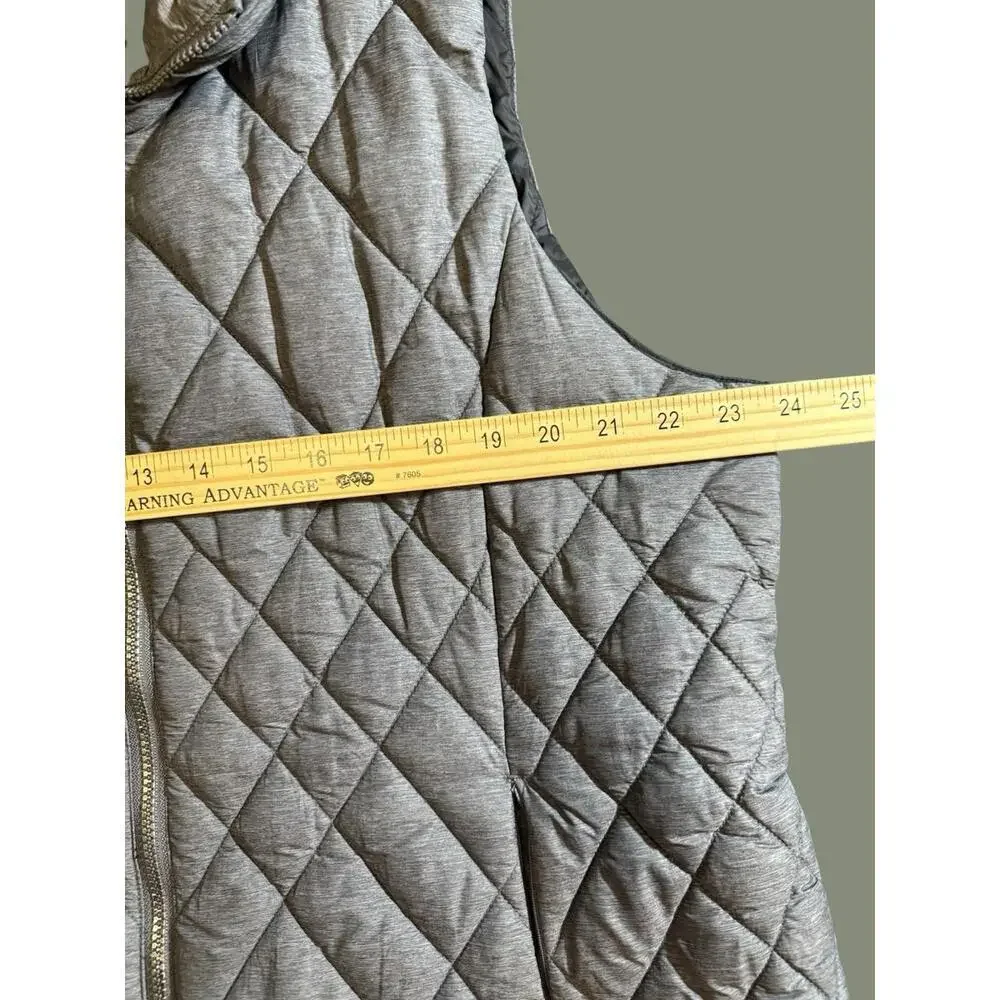 Zeroxposur Women's Lightweight Warm Comfy Puffer Vest In Gray XXL - Picture 4 of 7